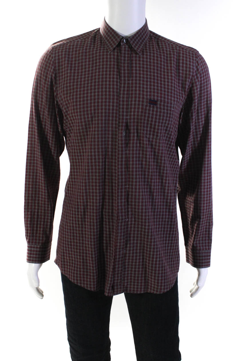 gucci men's long sleeve shirts