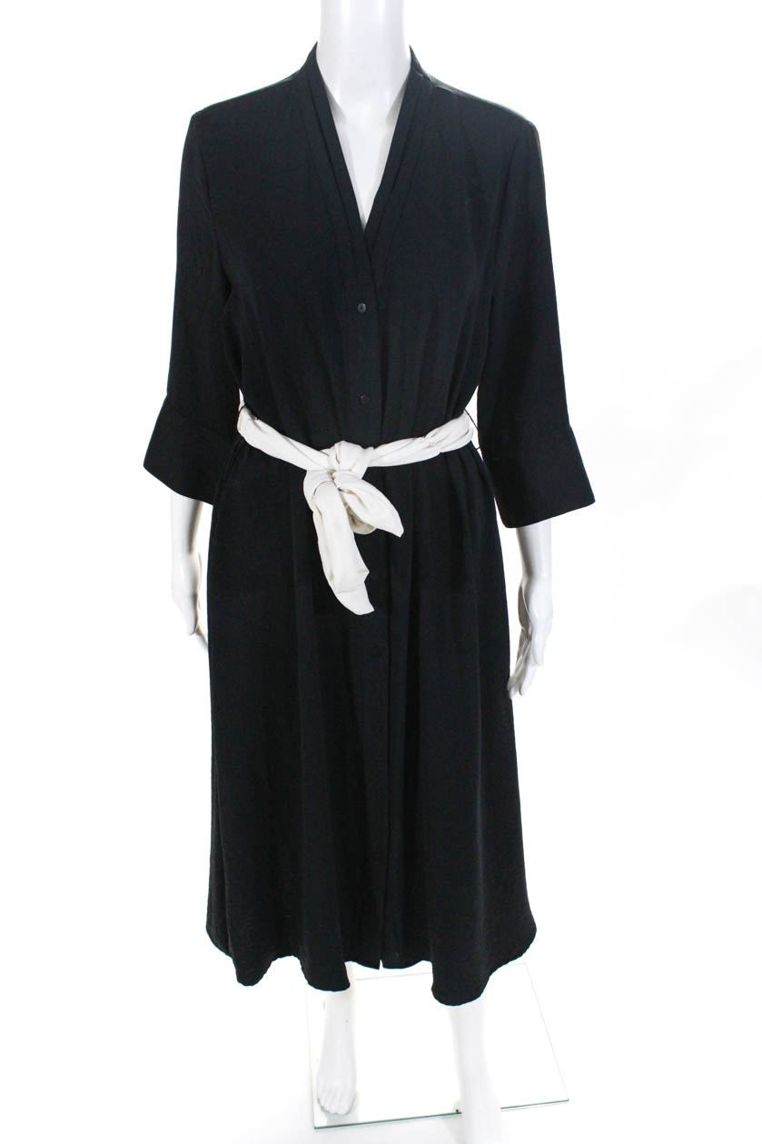 zara black tie dress