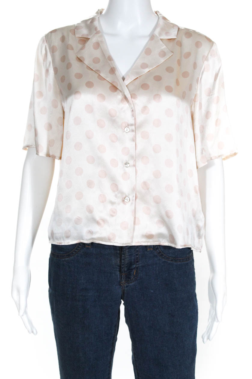 women's satin button down shirt