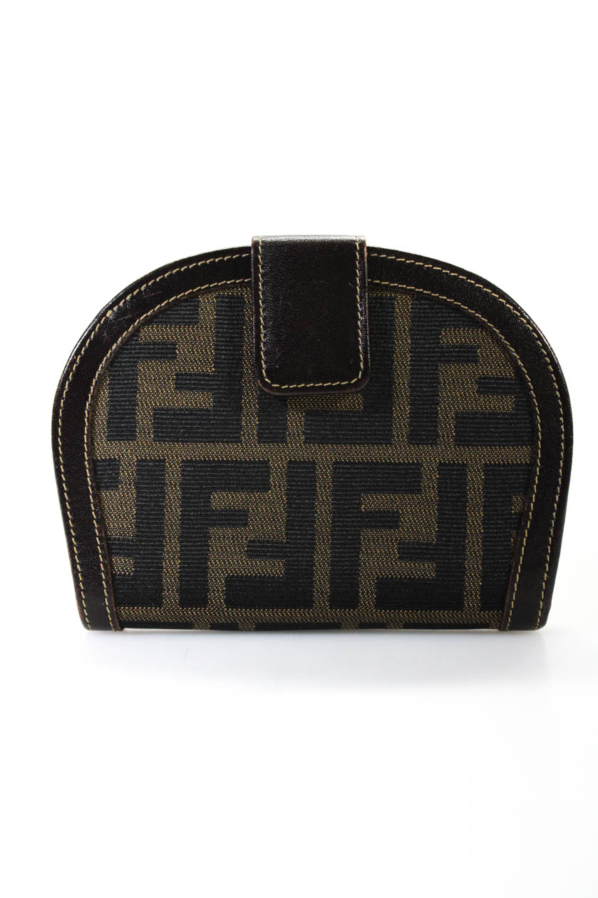 Fendi Zucca Wallet Black NEW