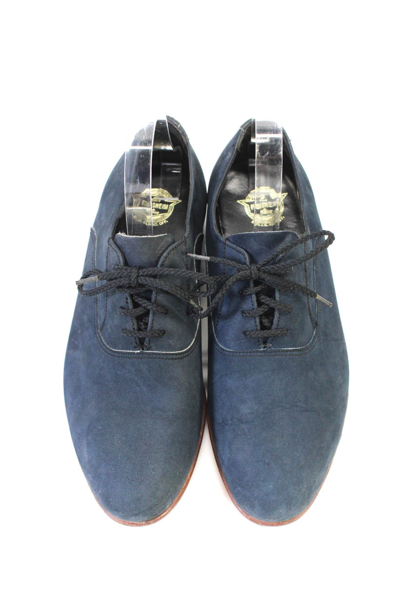 Florsheim Dark Blue Suede Oxford  9 1/2D FLORSHEIM VIBE KNIT PLAIN TOE OXFORD NAVY - MENS - Lamey  main image 3