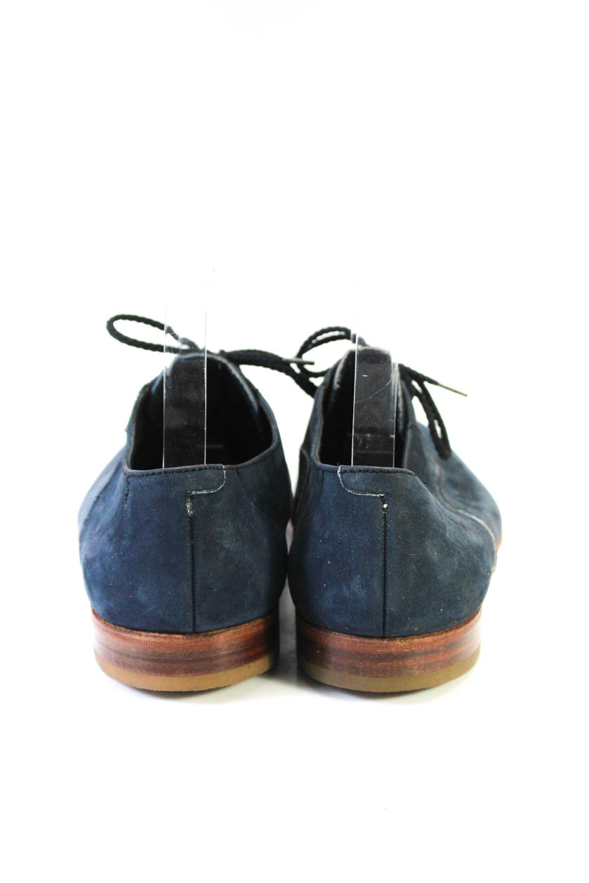 Florsheim Mens Suede Lace Up Oxford Dress Shoes Midnight  display picture 2