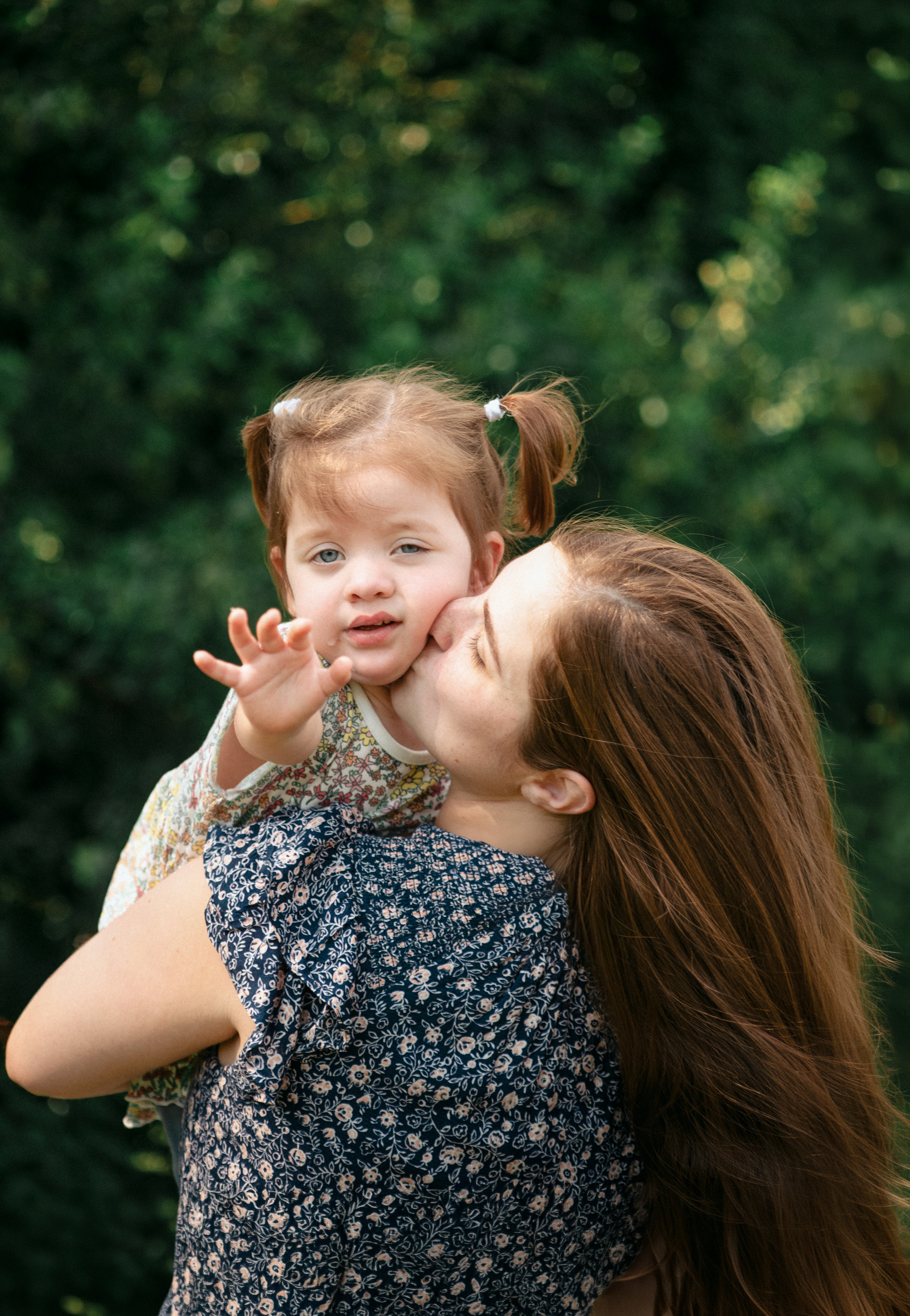 Natural family portrait photography