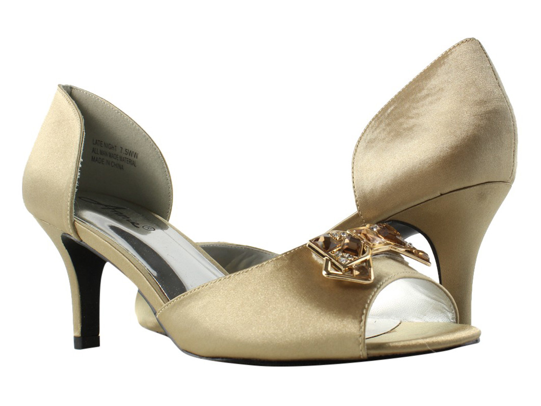 Annie Shoes Womens Late Night Gold Size 7.5 (3E) eBay