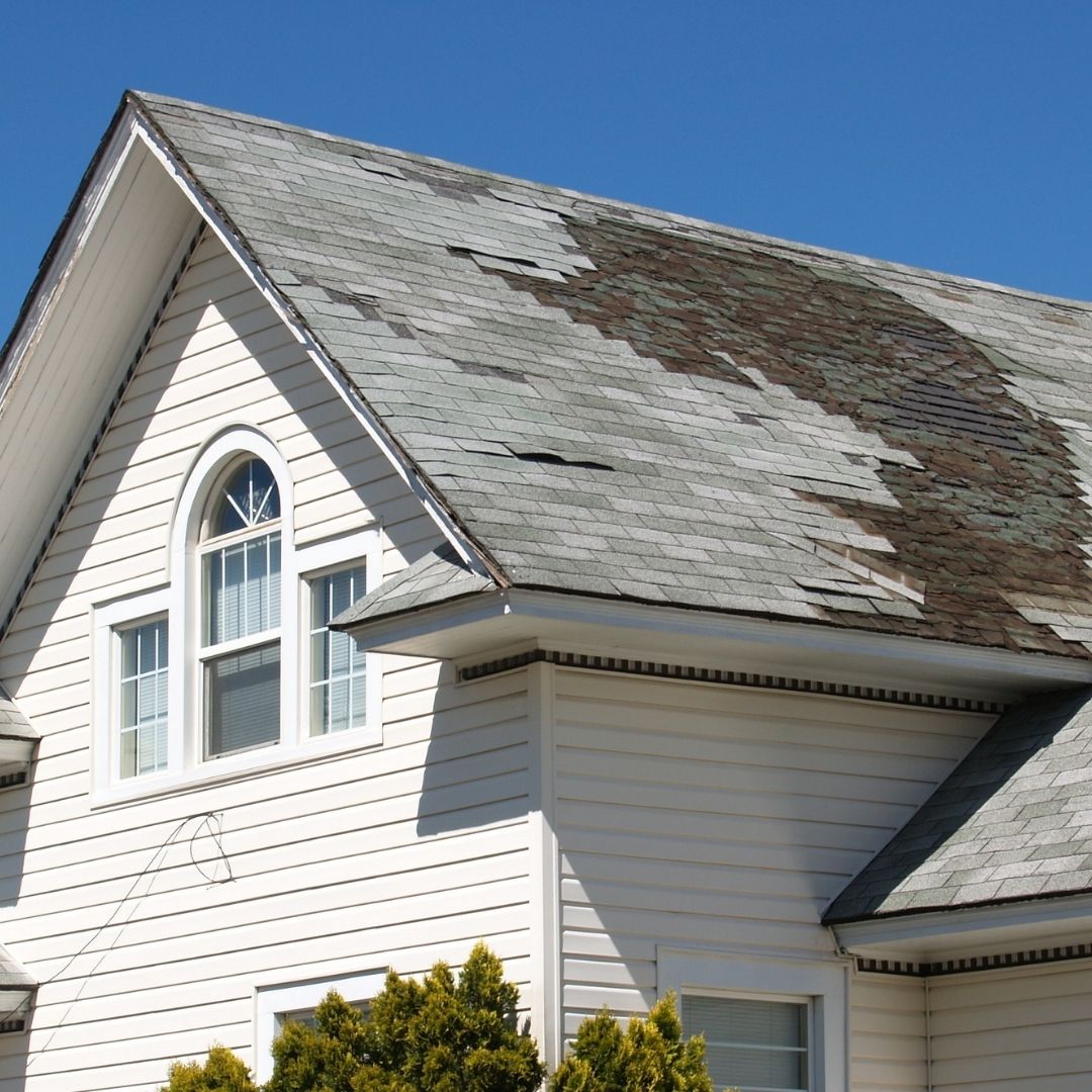 How do you handle storm-damaged tiles?
