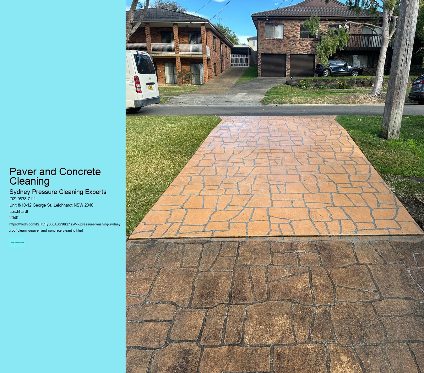 Paver and Concrete Cleaning