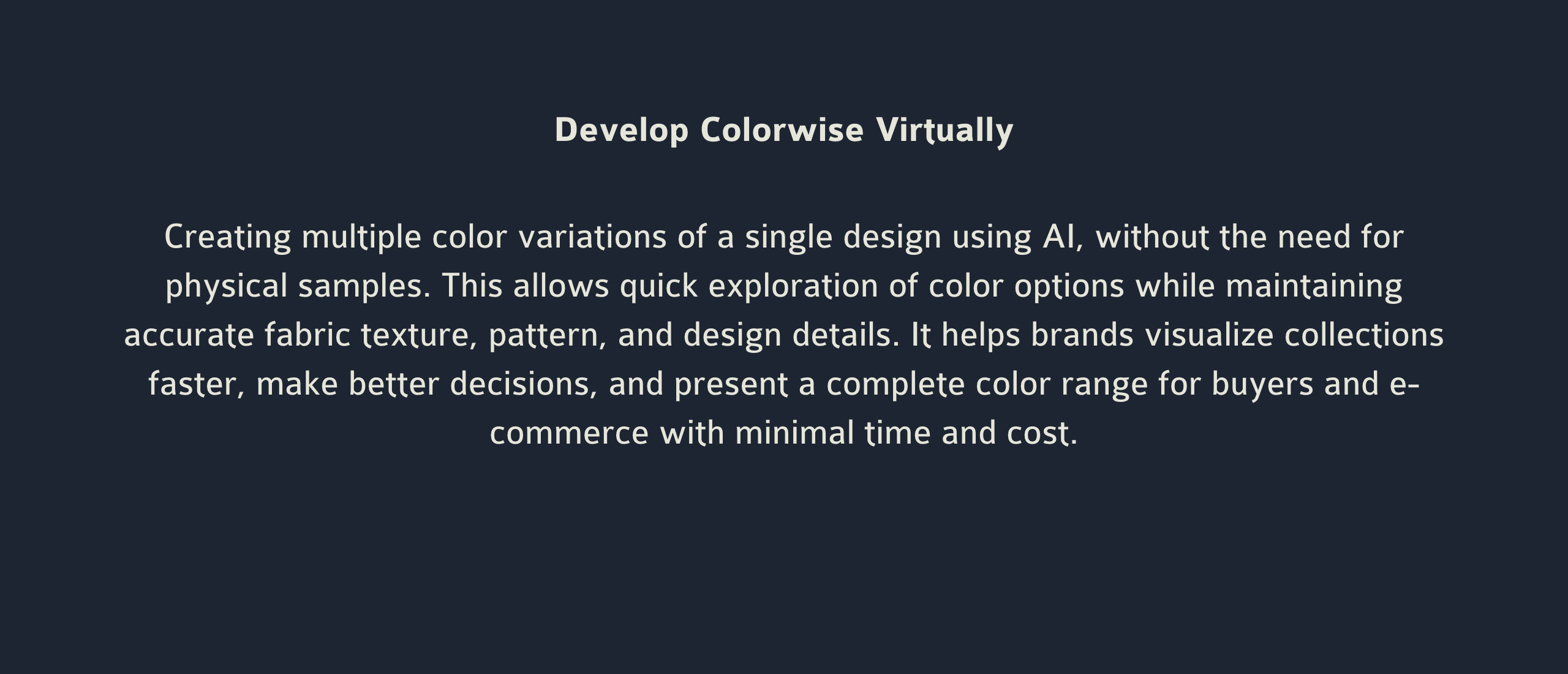 AI-Powered Fashion Visuals 8 role