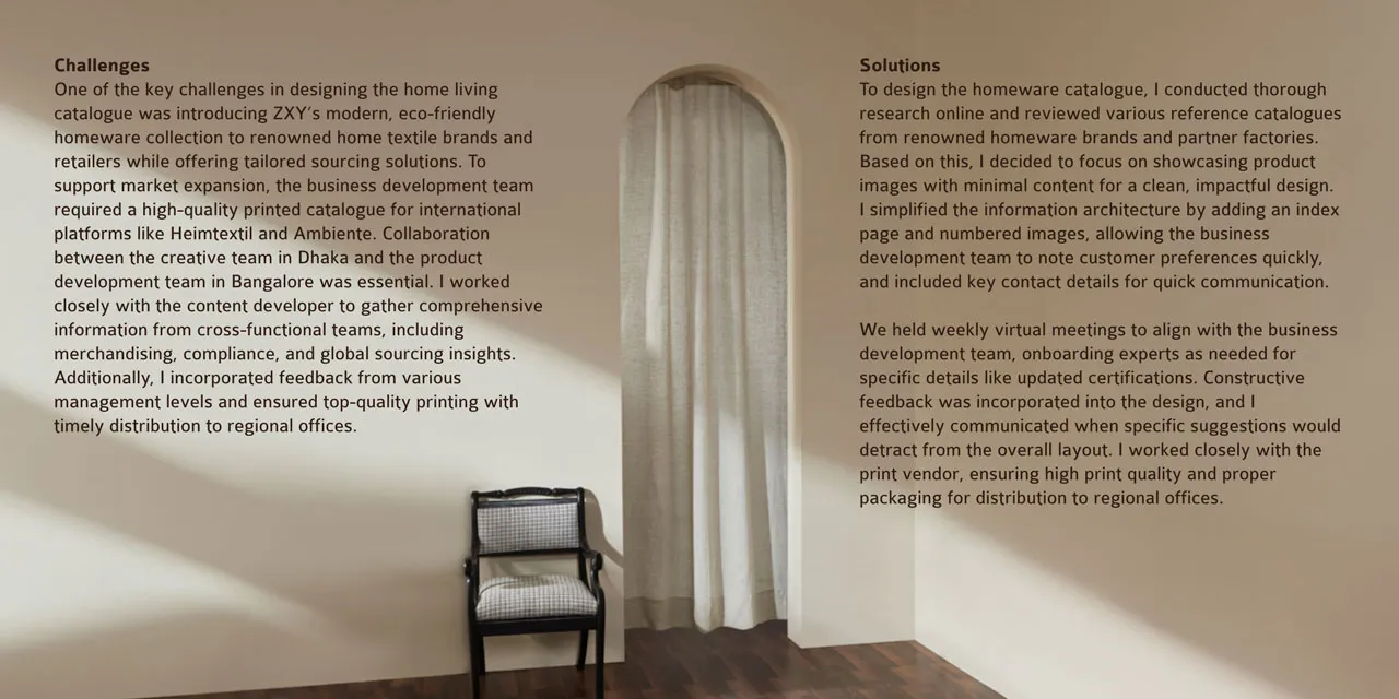 Home Living Catalogue 4 Challenges