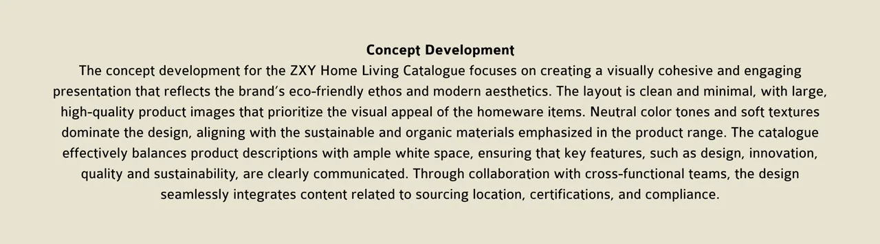 Home Living Catalogue 5 Concept Development