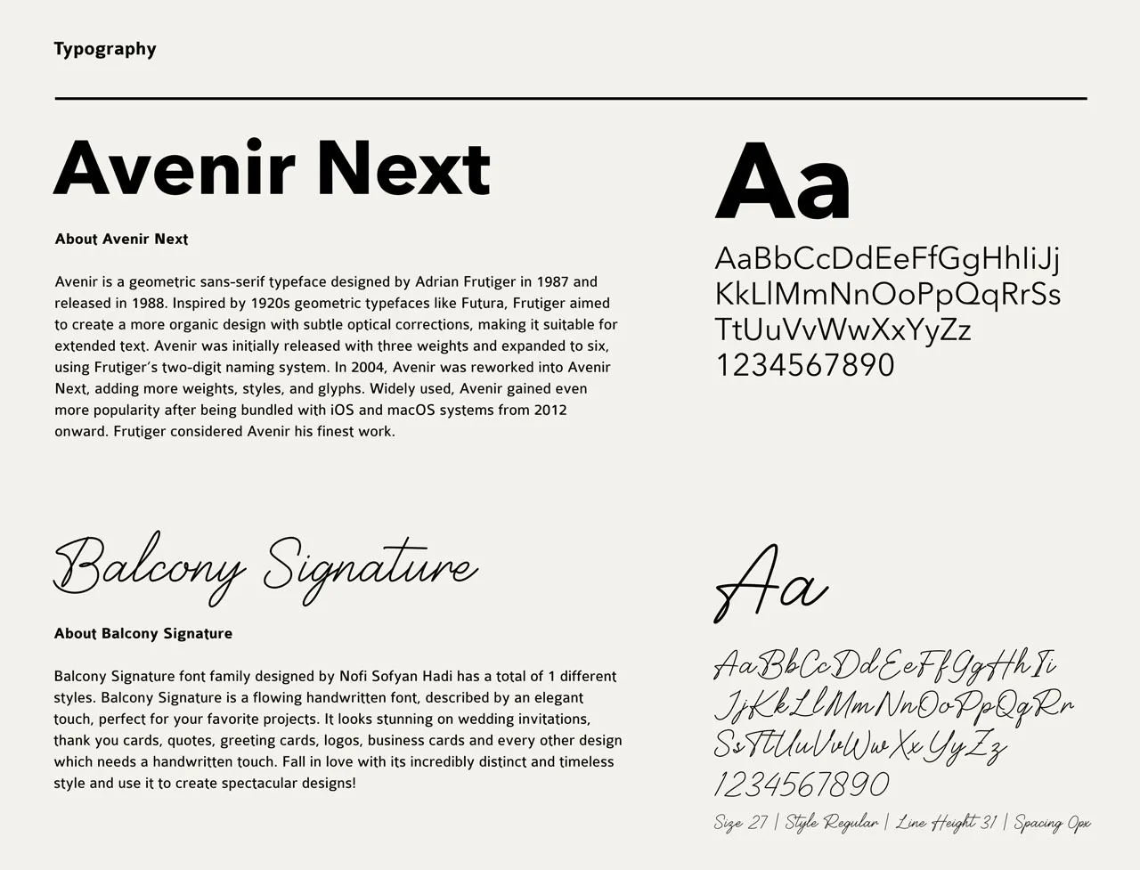 Home Living Catalogue 9 Typography