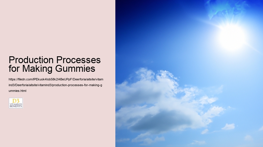 Production Processes for Making Gummies