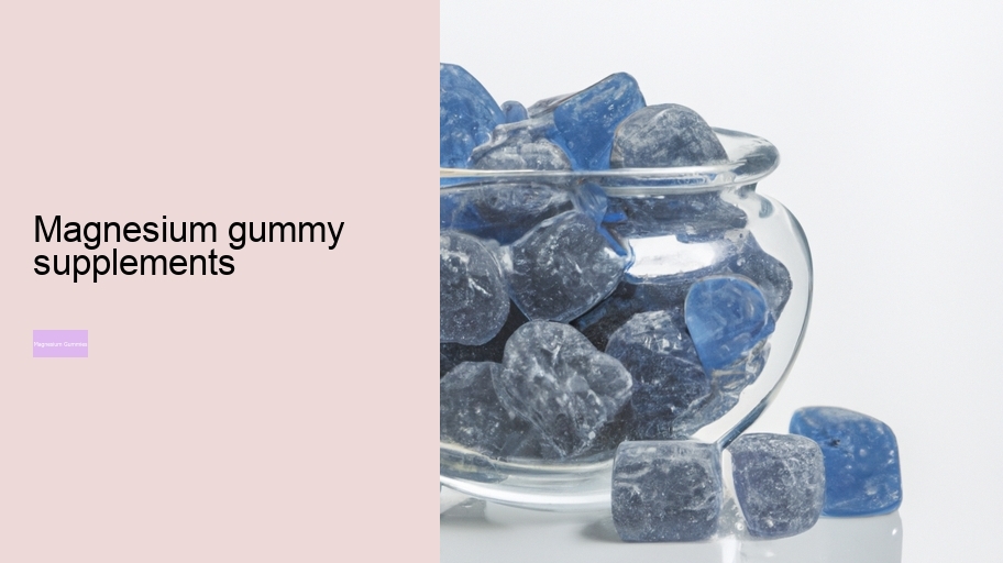 magnesium gummy supplements