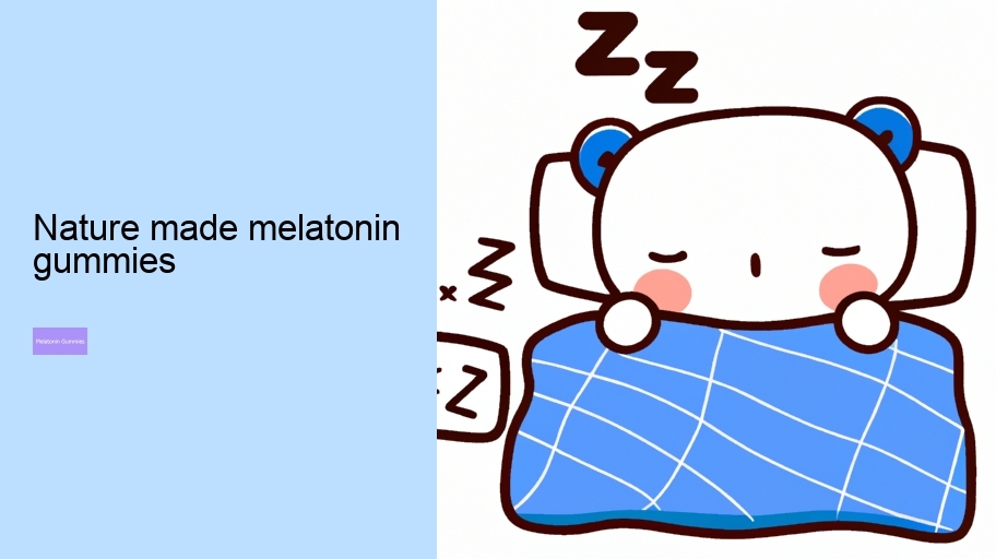 nature made melatonin gummies