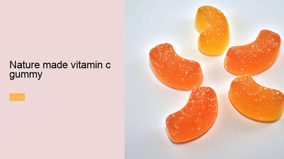 nature made vitamin c gummy