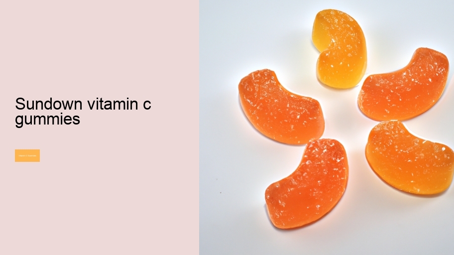 sundown vitamin c gummies