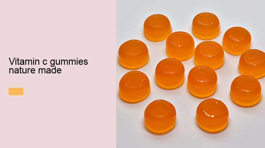 vitamin c gummies nature made