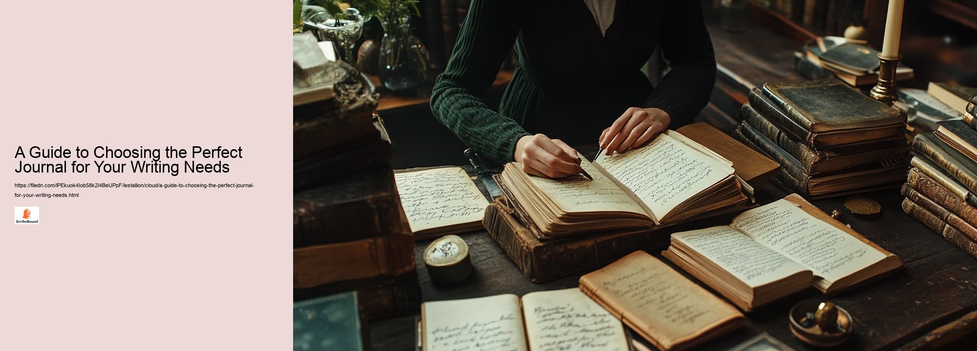 A Guide to Choosing the Perfect Journal for Your Writing Needs