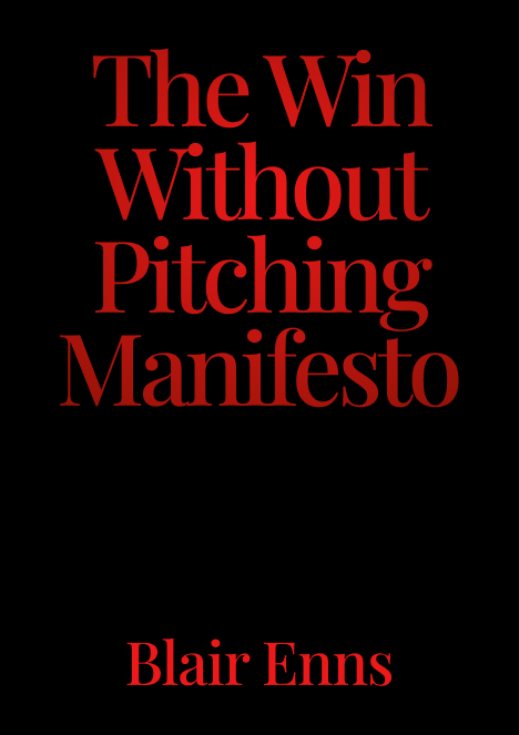 The Win Without Pitching Manifesto cover
