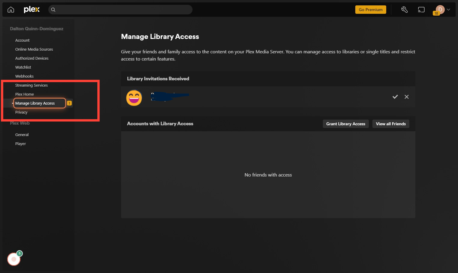 Manage Library Access