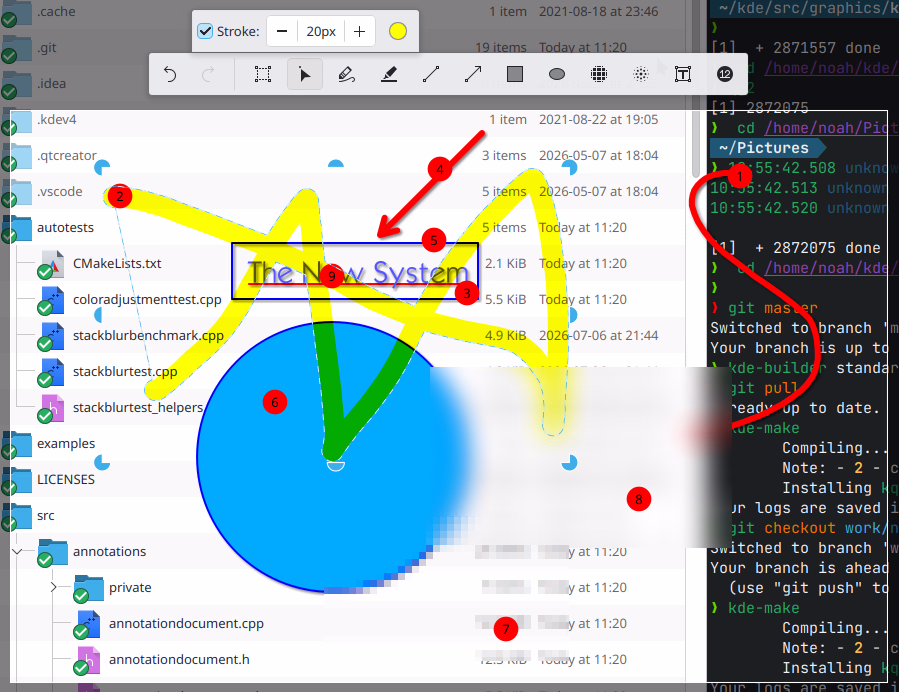 Screenshot of KQuickImageEditor in Spectacle