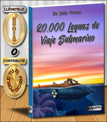 Imagen de Portada para el eBook 20.000 Leguas de Viaje Submarino