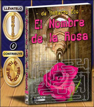 Portada del Libro Digital o eBook El Nombre de la Rosa