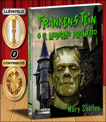 Imagen de Portada para el Libro Digital o eBook Frankenstein o el moderno Prometeo
