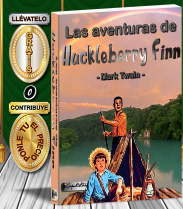Portada de Libro Digital o eBook Las aventuras de Huckleberry Finn