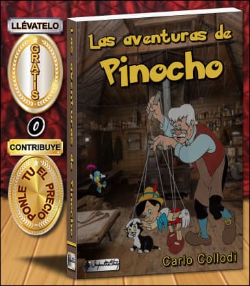 Imagen de Portada para el Libro Digital o eBook Las aventuras de Pinocho