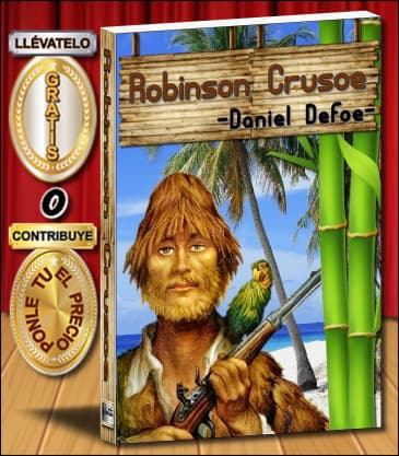 Portada del Libro Digital o eBook Robinson Crusoe