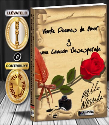 Imagen de Portada para el Libro Digital o eBook Veinte Poemas de Amor y una Canción Desesperada