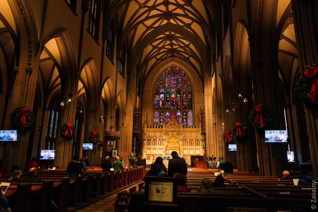 А это — церковь Тройцы (Trinity Church), которая тоже поучаствовала в фильме "Од