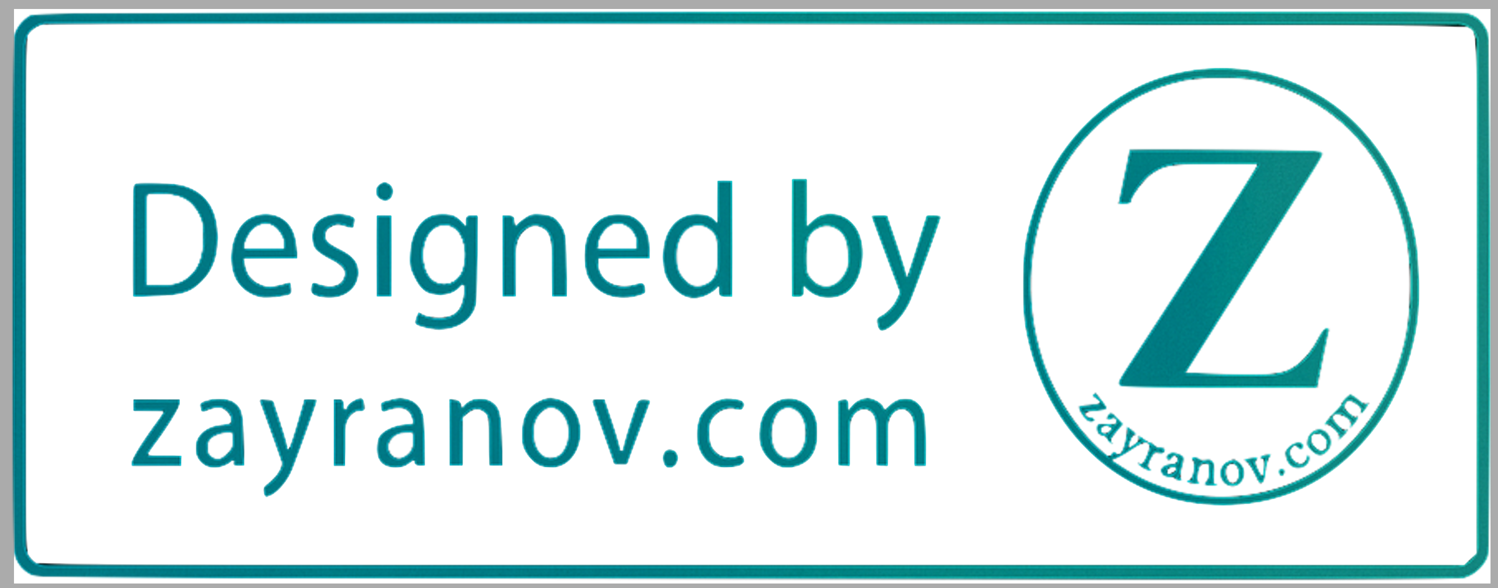 Designed by Zayranov.com