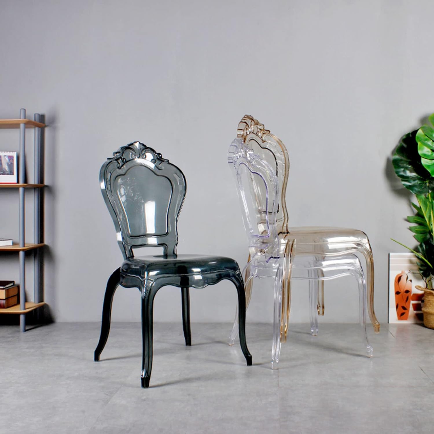 Lucite Chairs Set Of 4