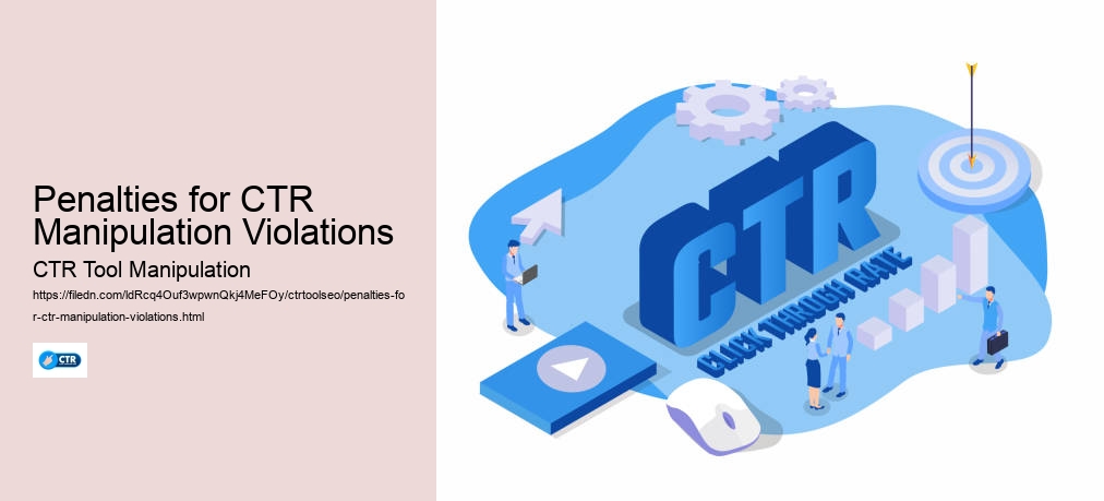 Penalties for CTR Manipulation Violations