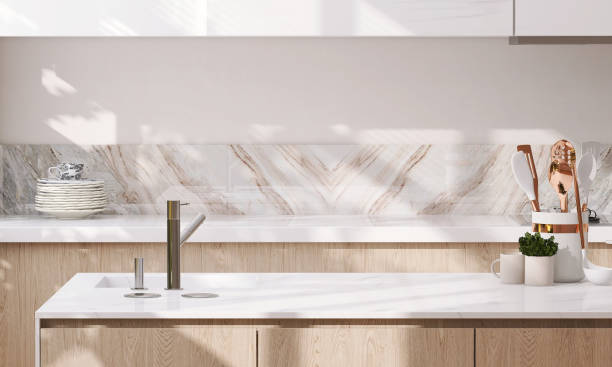 What is the proper way to prevent stains on white quartz countertops?