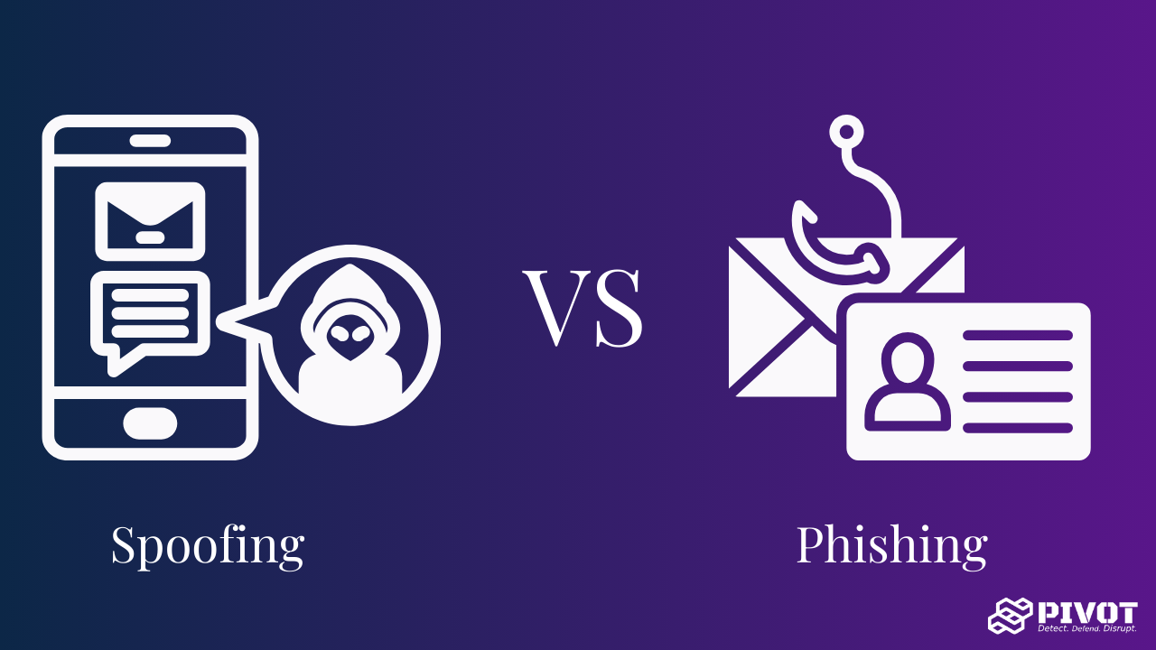 Spoofing vs. Phishing