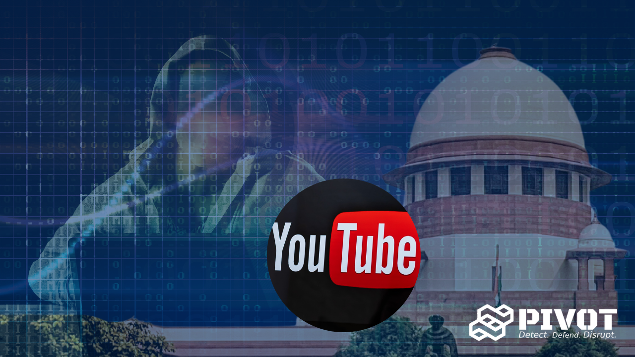 Cyber Attack on the YouTube Channel of the Supreme Court of India