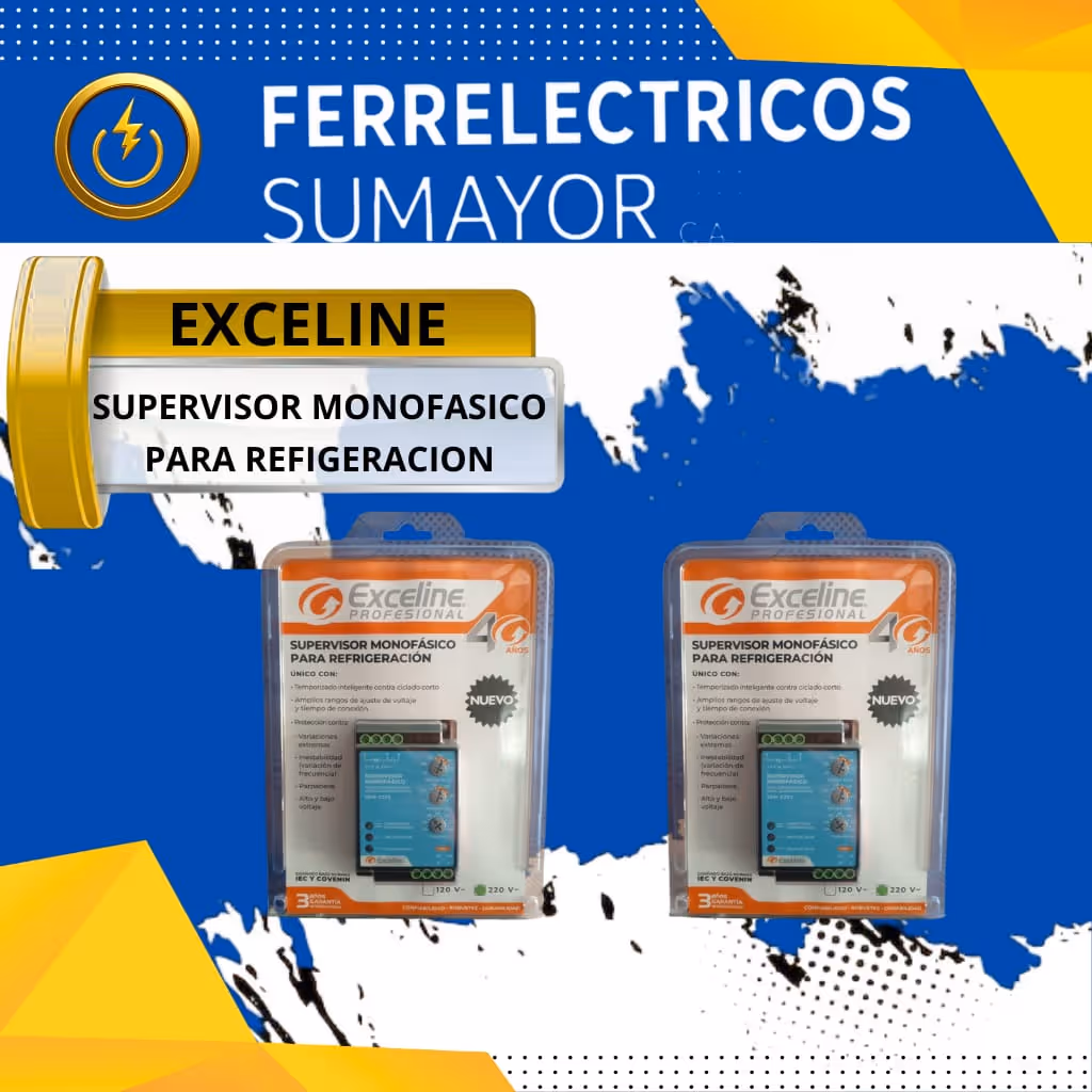 Exceline supervisor monofásico para refrigeración 
