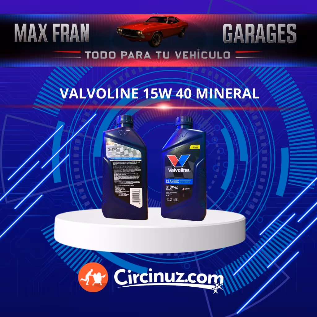 Valvoline 15w 40 mineral 