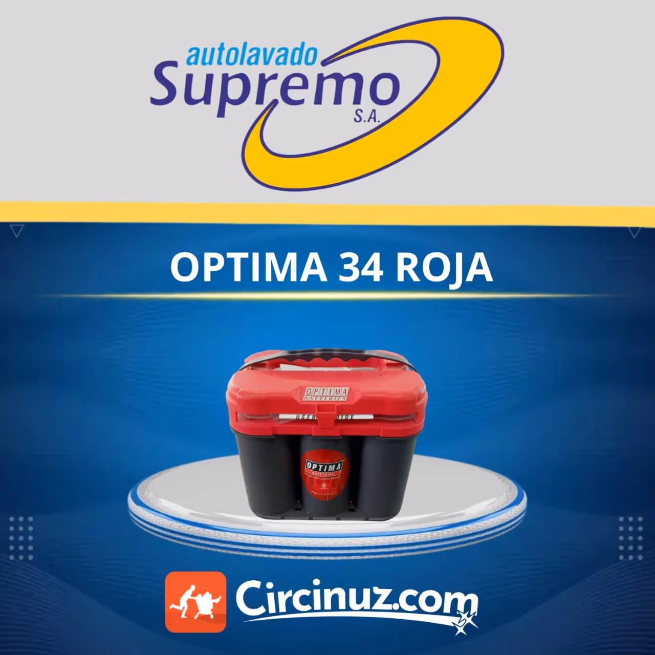 Óptima roja 34 