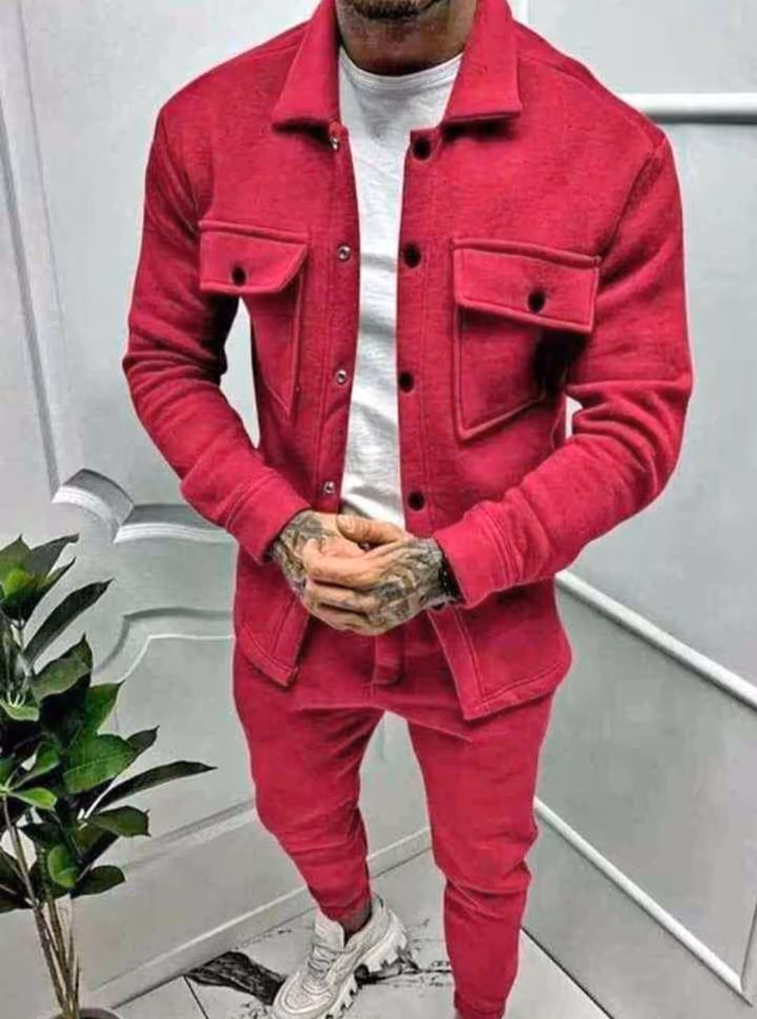 Conjunto de caballero con chaqueta
