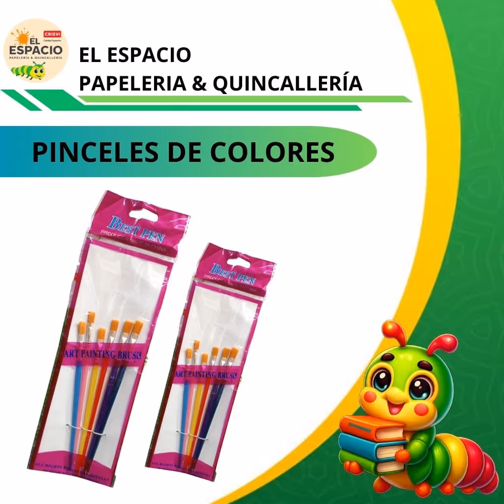 Pinceles de colores 