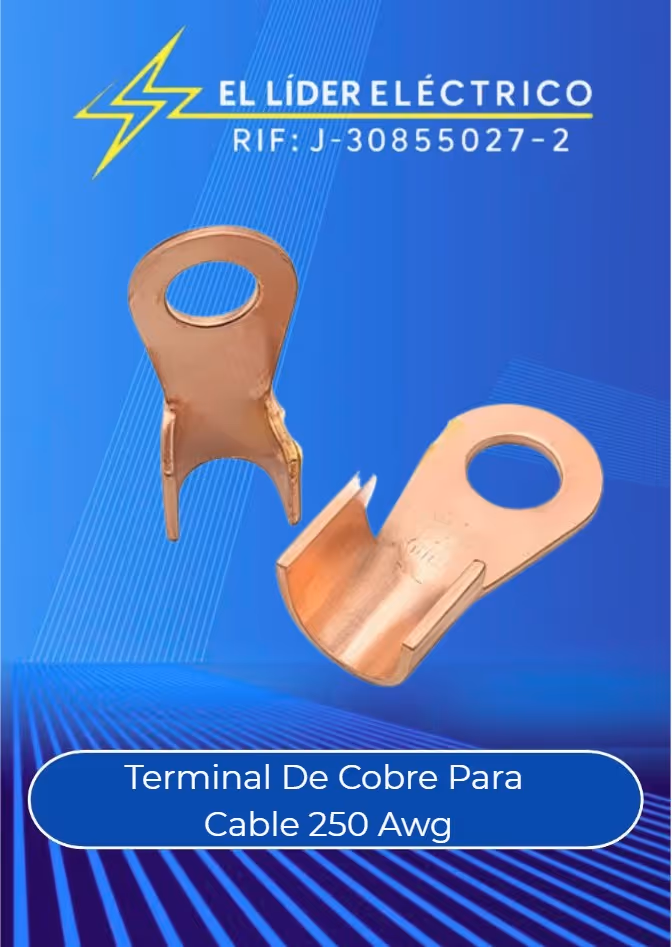 Terminal De Cobre Para Cable 250 Awg