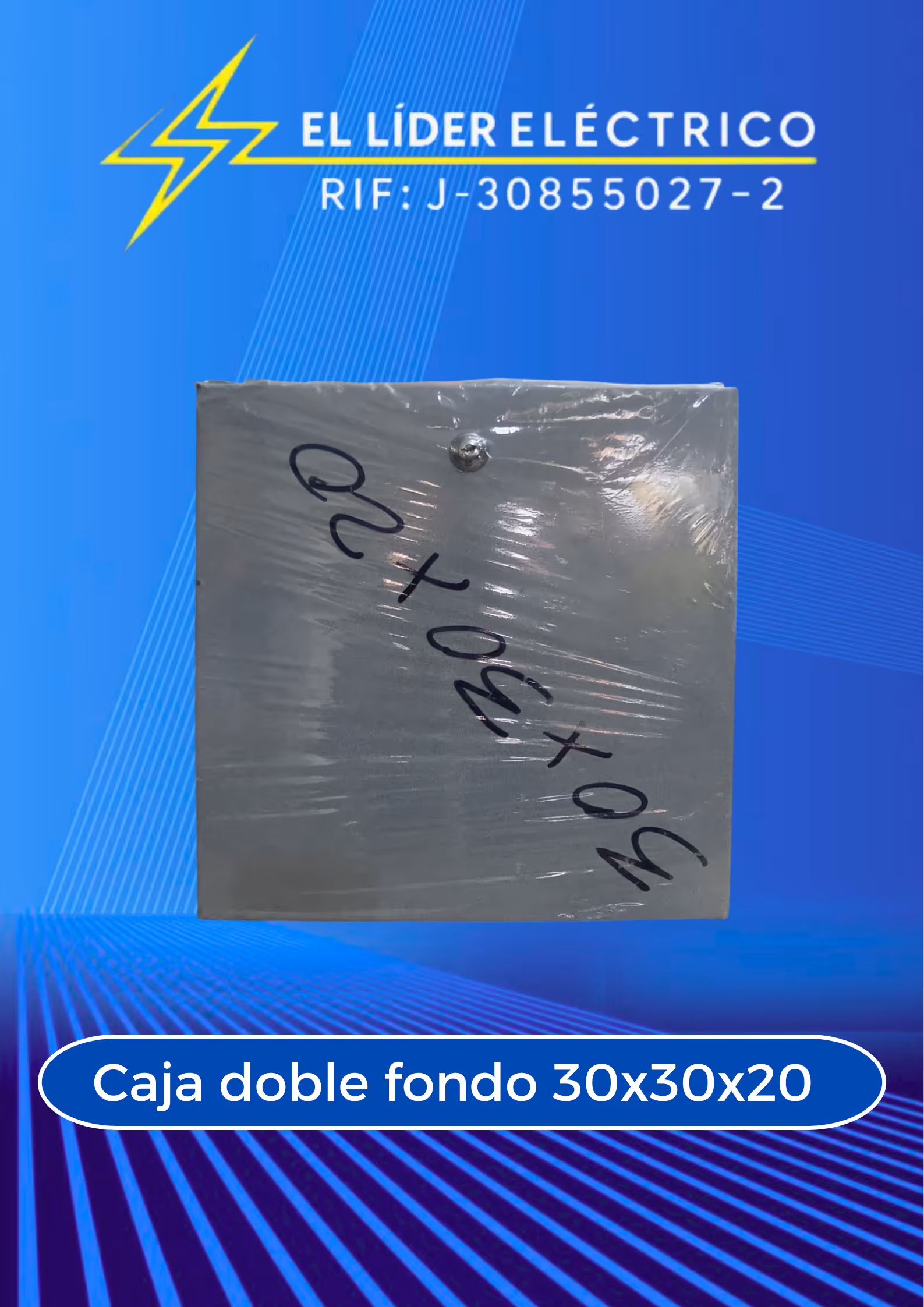 CAJA DOBLE FONDO 30X30X20