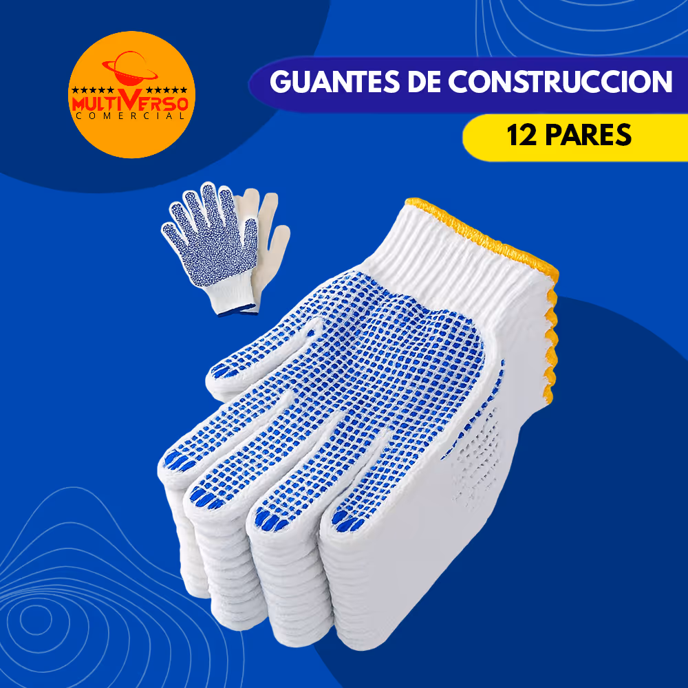 GUANTES DE CONSTRUCCION DE 12 PARES