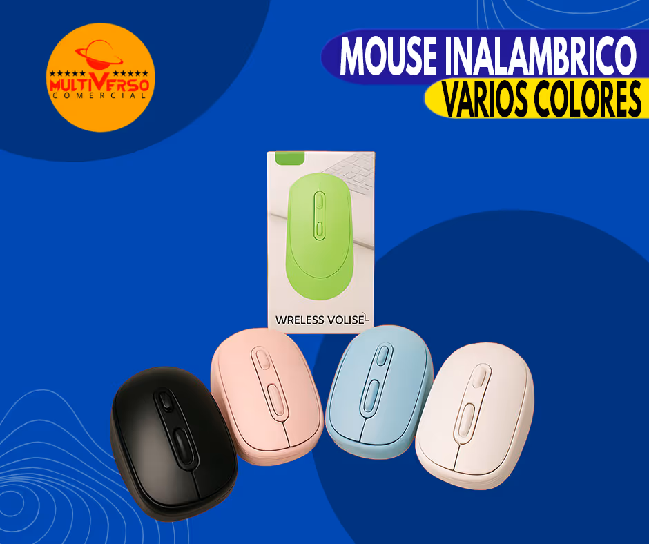 MOUSE INALAMBRICO DE COLORES