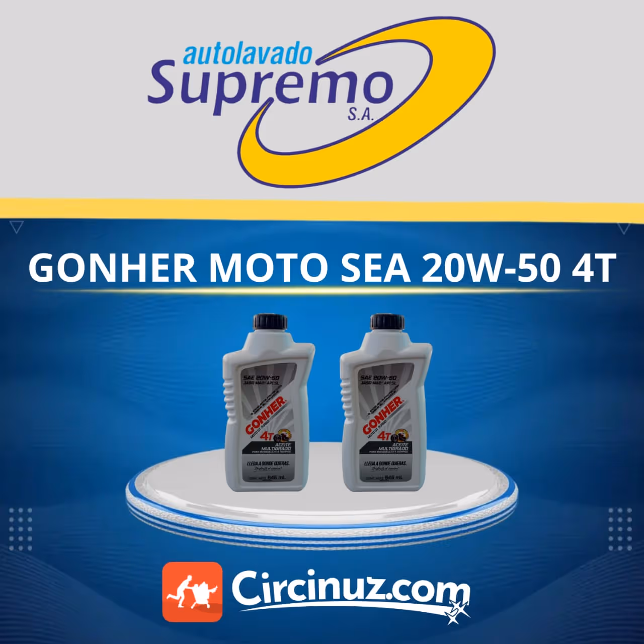 Gonher moto sea 20w-50 4T