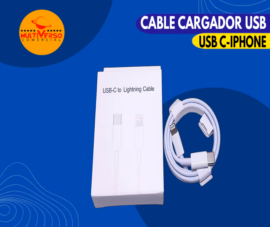 CABLE IPHONE TIPO C A LIGHTINIGN 12W