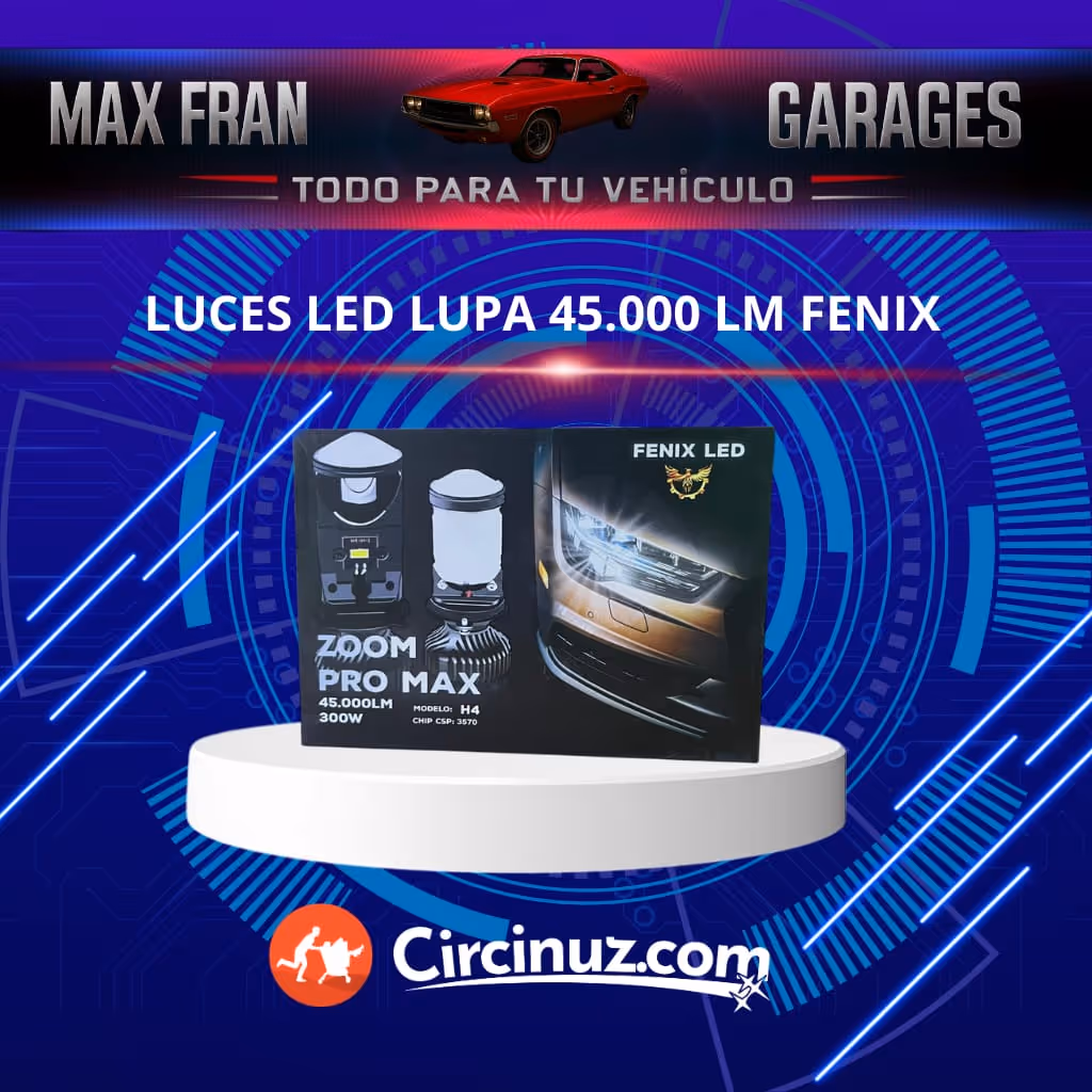 Luces led lupa 45.000lm fénix 